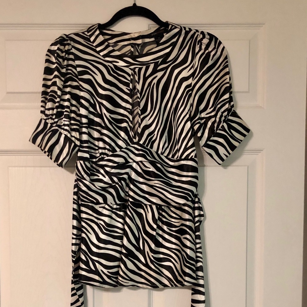 BCBGMaxazria Blouse - black and white